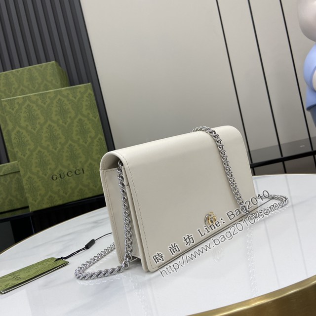 Gucci專櫃古馳最新款Marmont系列鏈帶錢包女士小斜挎包 jh2478型號：790060